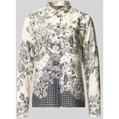 Regular fit overhemdblouse van pure viscose