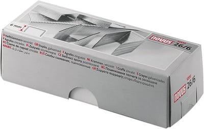 Nietjes - Kantoornietjes - Papier Snel Verenigen - Verzinkt Staaldraad - 6 mm - Zilver
