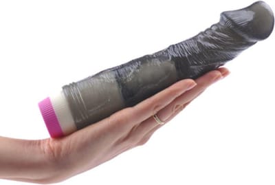 Realistische Dildo Vibrator Zwart Doorzichtig - Stimulerend voor vrouwen - Stimulerend voor clitoris - Spannend voor koppels - Sex speeltjes - Sex toys - Erotiek - Sexspelletjes voor mannen en vrouwen – Seksspeeltjes - Stimulator