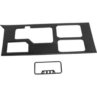 Centrale Bediening Versnellingspookpaneel Cover Trim Koolstofvezel Schakelpookpaneel Decoratieve Sticker voor zwart