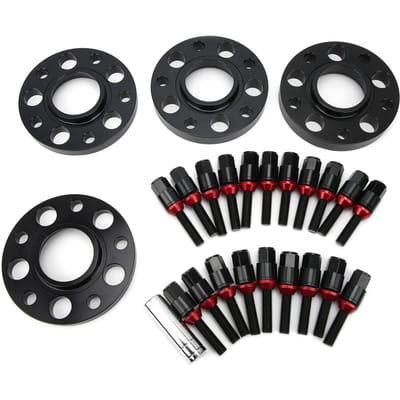 M12x1.5 Naafgerichte Wielafstandhouders Verspringende Kit met Wielbouten Accessoire Geschikt voor 1 3 5 6 7 Serie E82 E30 E36 E60 Black black
