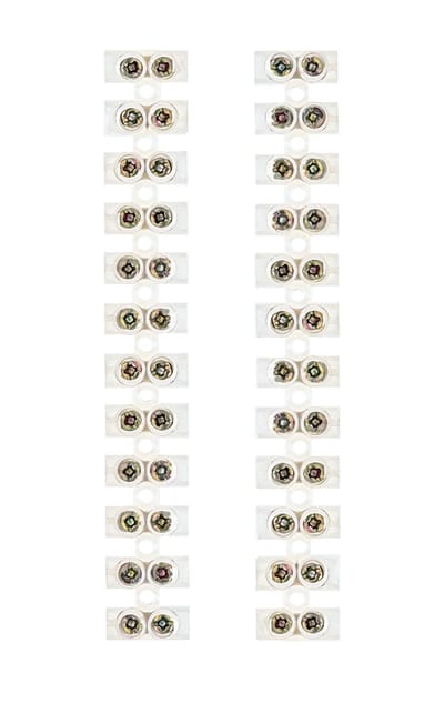 Kroonsteentjes voor elektra – Set van 24 aansluitblokjes – Veilig nylon materiaal