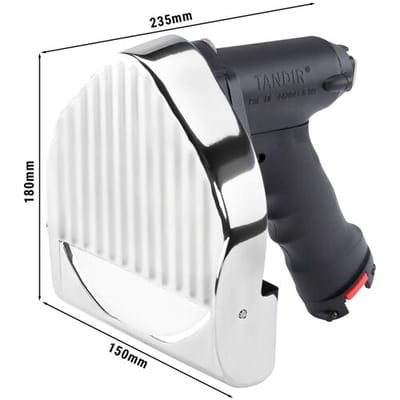 TANDIR® Elektrisch kebabmes II 140 - incl. 2 messen & slijpsteen - zonder tafelvoeding