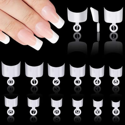 Solidchoice - 600 Stuks Acryl Nepnagels voor Manicure met 12 Maten