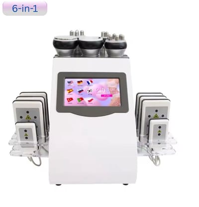 DAKANNA® - Professioneel 6-in-1 Cavitatie Apparaat - 40K Ultrasoon & RF Vetreductie - Anti- Cellulite & Huidversteviging - Body Contouring - Wit