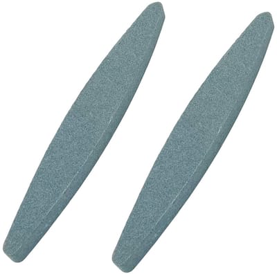 MTTproducts- Slijpsteen Professioneel - Slijpsteen voor Messen - Slijpsteen voor Tuingereedschap - 2 Stuks - Bruin Korund - Afmetingen 235 x 35 x 15 mm