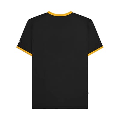 Lambretta Heren Target Ringer T-shirt (Zwart/Goud)