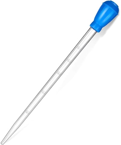 45CM Aquarium Water Changer Pipet - Multifunctionele Vissenpoep Zuiger - Mini Aquarium Watervervanger voor Kleine Aquaria, Voeren & Medicijn Toedienen