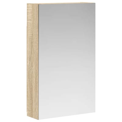 vidaXL - Badkamerspiegelkast - Sonoma - Eik - 30 - x - 10,5 - x - 50 - cm - Bewerkt - hout