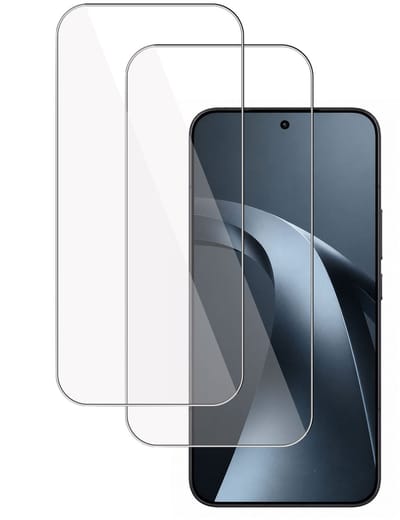 2x TechNow Screenprotector geschikt voor Xiaomi 17T Screenprotector - Gehard Glas - Rounded - Proteqt+