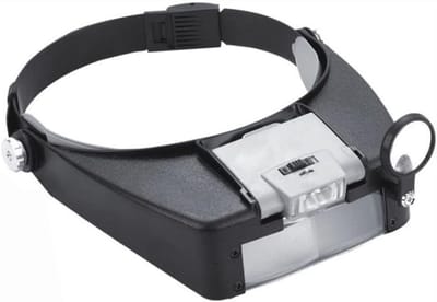 Handsfree Vergrootglas met LED Verlichting voor Horlogereparatie en Ambachtelijke Klussen, Ideaal voor Detailwerk