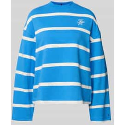 Relaxed fit sweatshirt van katoenmix