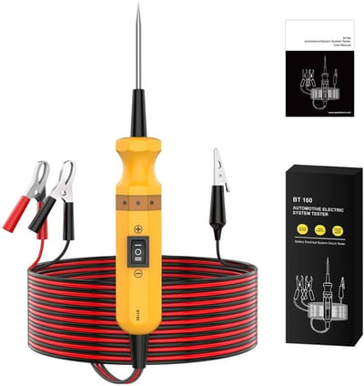 Elektrisch Circuit Tester 12V/24V voor Voertuigen, Botten en Motorfietsen - Diagnose Hulpmiddel voor Elektrische Systemen