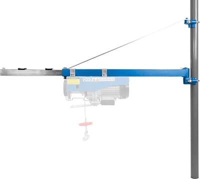 Draaibare Ophangarm - Zwenkarm - Lasten Verplaatsen - 600 kg Draagvermogen - 1100 mm Bereik - Blauw