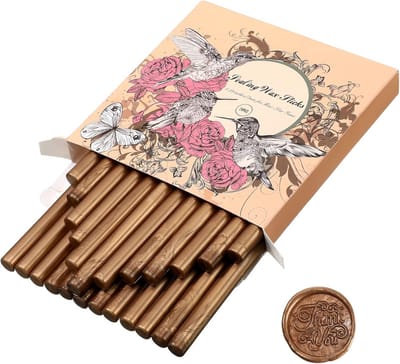 24 stuks Afdichtingswax Sticks voor Lijmpistool - Mini Wax Seals voor Uitnodigingen en Kaarten