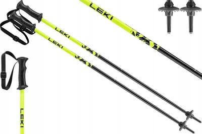 Leki Rider Kinder Skistok 80cm - Kleurrijk en veilig