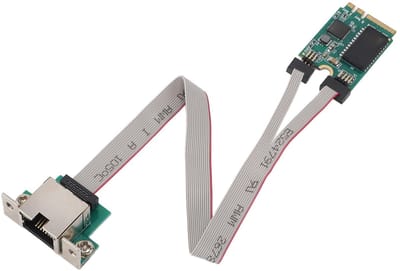 Dailygoody - M.2 2.5G Ethernet-kaart - PCIExpress Netwerkadapter - Eenvoudige Installatie - Voor Windows en Linux - Hoge Overdrachtssnelheid - Geschik