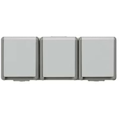 Siemens 5UB4731 Wandcontactdoos met randaarde Delta Grijs Schakelmateriaal 1 stuk(s)