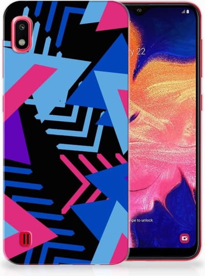 Samsung Galaxy A10 TPU Hoesje Funky Triangle