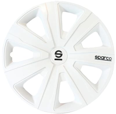 Sparco Wieldoppen Palermo 16 inch Wit - 4 stuks