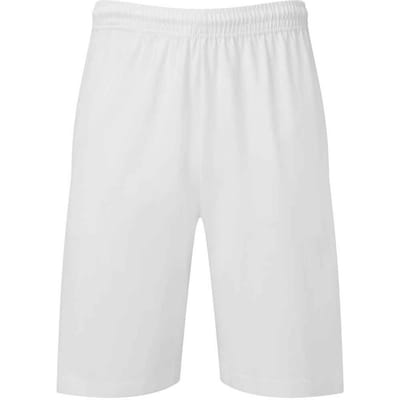 Fruit of the Loom Heren Iconic 190 Jersey Shorts (Wit)