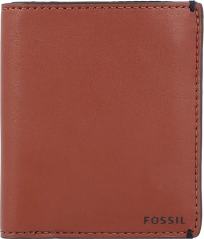 FOSSIL Kaarthoes Joshua Vegan Cactus Front Pocket Wallet Medium Brown Bruine