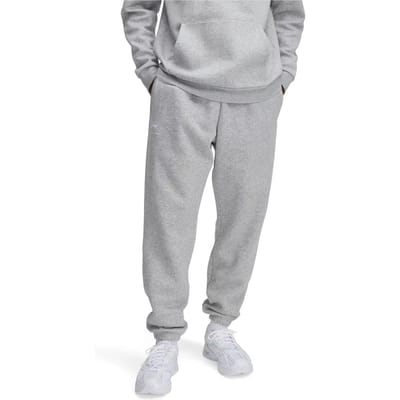Under Armour UA Icon Fleece Jogger-GRY Heren Sportbroek - Mod Grijs Light Heather - Wit