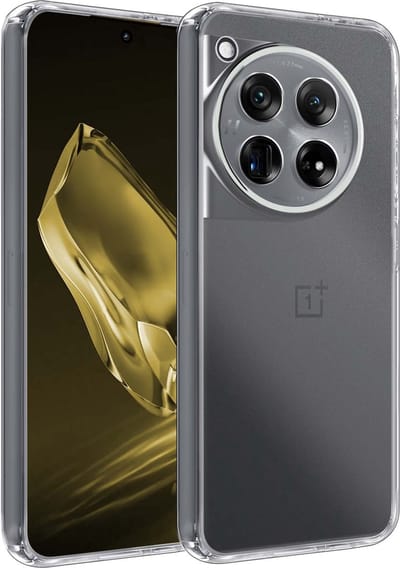 Hoesje - Geschikt voor OnePlus 12 - Sterk & Shockproof - Hoes Cover - Siliconen Case - Telefoonhoesjes - Transparant