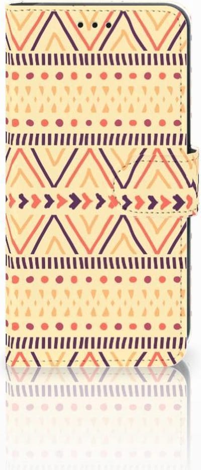 Book Case voor Xiaomi Mi A2 Lite Telefoon Hoesje Aztec Yellow