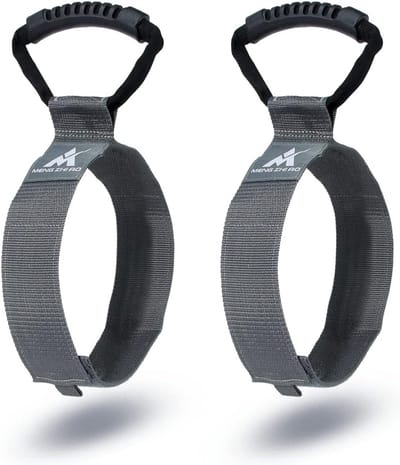 2 stuks Heavy Duty slanghouder met handvat - opbergriem met haak en lus systeem, geschikt voor zwembad- en tuinslangen