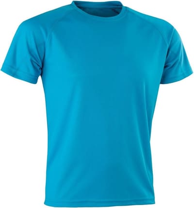 Spiro Volwassenen Unisex Impact Aircool Tee (Oceaan Blauw)