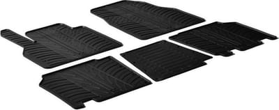 Gledring Rubbermatten passend voor Renault Kangoo 2008- & Mercedes Citan 2012- (TK profiel 5-delig)