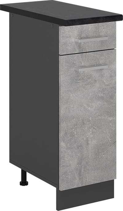 Vicco R-Line Keukenonderkast – 30 cm, WB Antraciet Beton
