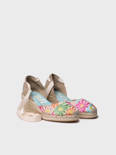 Veelkleurige Valenciaanse espadrille voor dames | CASTELL