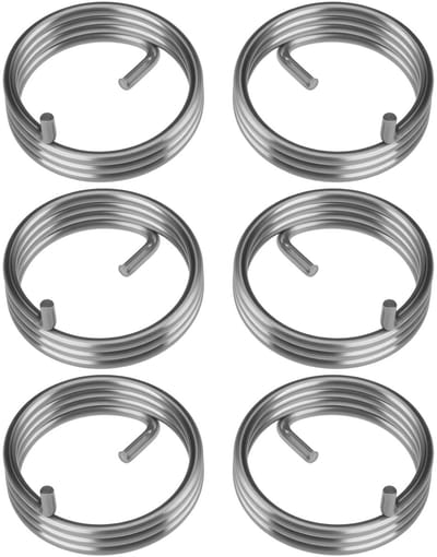 Dailygoods- Deurknopveren 6 Stuks - Voor Defecte Deurklinken - Binnen/Buiten Toepassing - Verbeterde Levensduur - Draaddiameter 1,6 mm - Buitendiameter 22,7 mm - Deurklink
