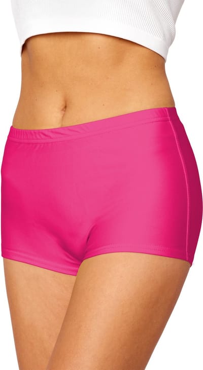Merry Style HI-Leila Dames Zwembroek - Zwemshorts - Bikinibroekje - Elastische tailleband - Polyamide & Elastaan - Roze (4140) - 58