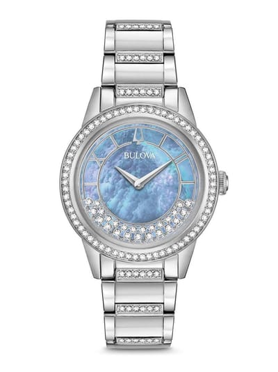 Bulova Turnstyle 96L260 Horloge - Staal - Zilverkleurig - Ø 32 mm