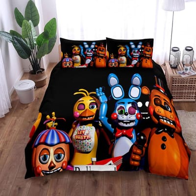 Vrijdagavond Beer Dekbedovertrek Set King Size Queen Afmeting Full Size Full Twin Size Enkele Maat Maat Beddengoed Set 135x200cm
