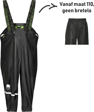 CeLavi Regenbroek kinderen - Zwart - maat 80 (80-86cm)