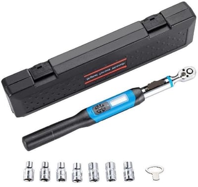 Digitale Momentsleutel - Verstelbare Ratel - Precisie Reparatie - LED Zoemer Indicator - 1.5-30 Nm - Zwart
