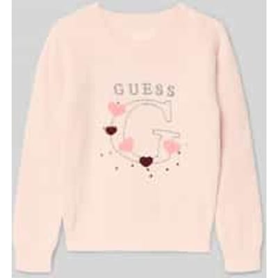 Gebreide pullover met labeldetail
