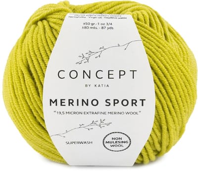 Katia Concept Merino Sport - 57 pistachegroen - Wol Garen