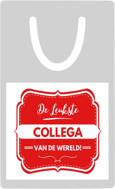 Hacebo® - De leukste collega metalen boekenlegger- Collega - een collega - werk - afscheidscadeau - verjaardagscadeau Bladwijzer boekenleggers - 7.6 cm x 5cm