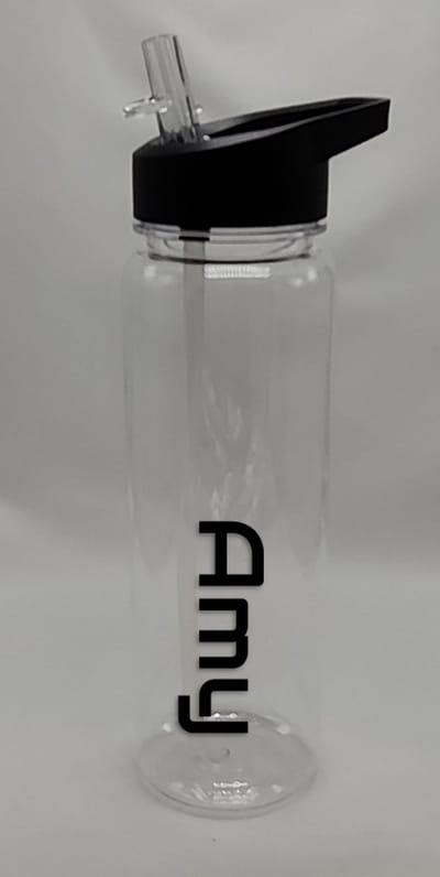 1+1=2 waterfles | inhoud 700ml | helder | BPA vrij