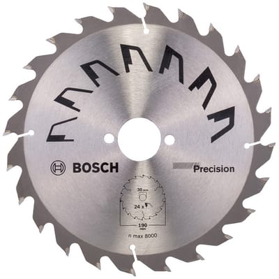 Bosch Cirkelzaagblad Precision - 190 x 30 x 2,5 mm - 24