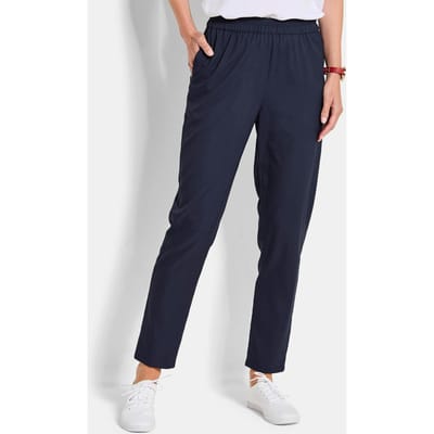 Broek SARA met zakken met ritssluiting - marine - Gr. 19 van Goldner Fashion