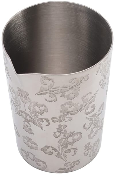 LIVIA HOME- Mixglas Gegraveerd - Roestvrij Staal - Warmtebehoud - Eenvoudig Schoon Te Maken - Cocktail - Bartending - Cocktailglas