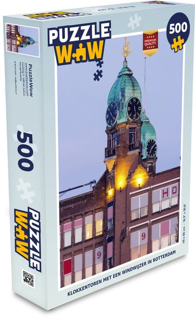 Puzzel Rotterdam - Nederland - Toren - Legpuzzel - Puzzel 500 stukjes