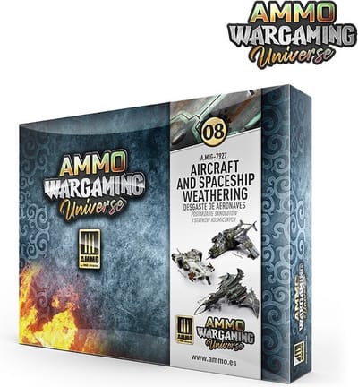 AMMO by Mig Jimenez Modelbouwdecoratie - MIG 7927 Wargaming Universe 08 - Aircraft and Spship Weathering Effecten set