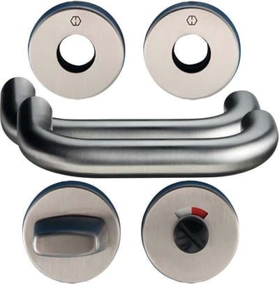 HOPPE rozettenset Parijs E138/42H/42HKVS VA F69 rond.RWSK/OL DIN L/R D/D - 10720087